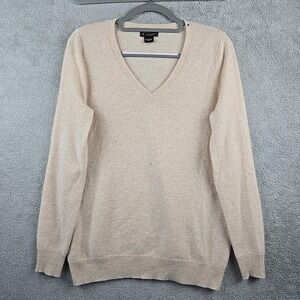 C By Bloomingdale's 2 Ply Cashmere V-Neck Sweater‎ Mens Large Warm Cozy